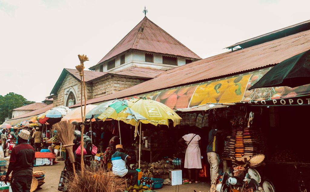 Produce section of Darajani Market, Stone Town, Zanzibar